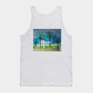 House with palm trees Tank Top